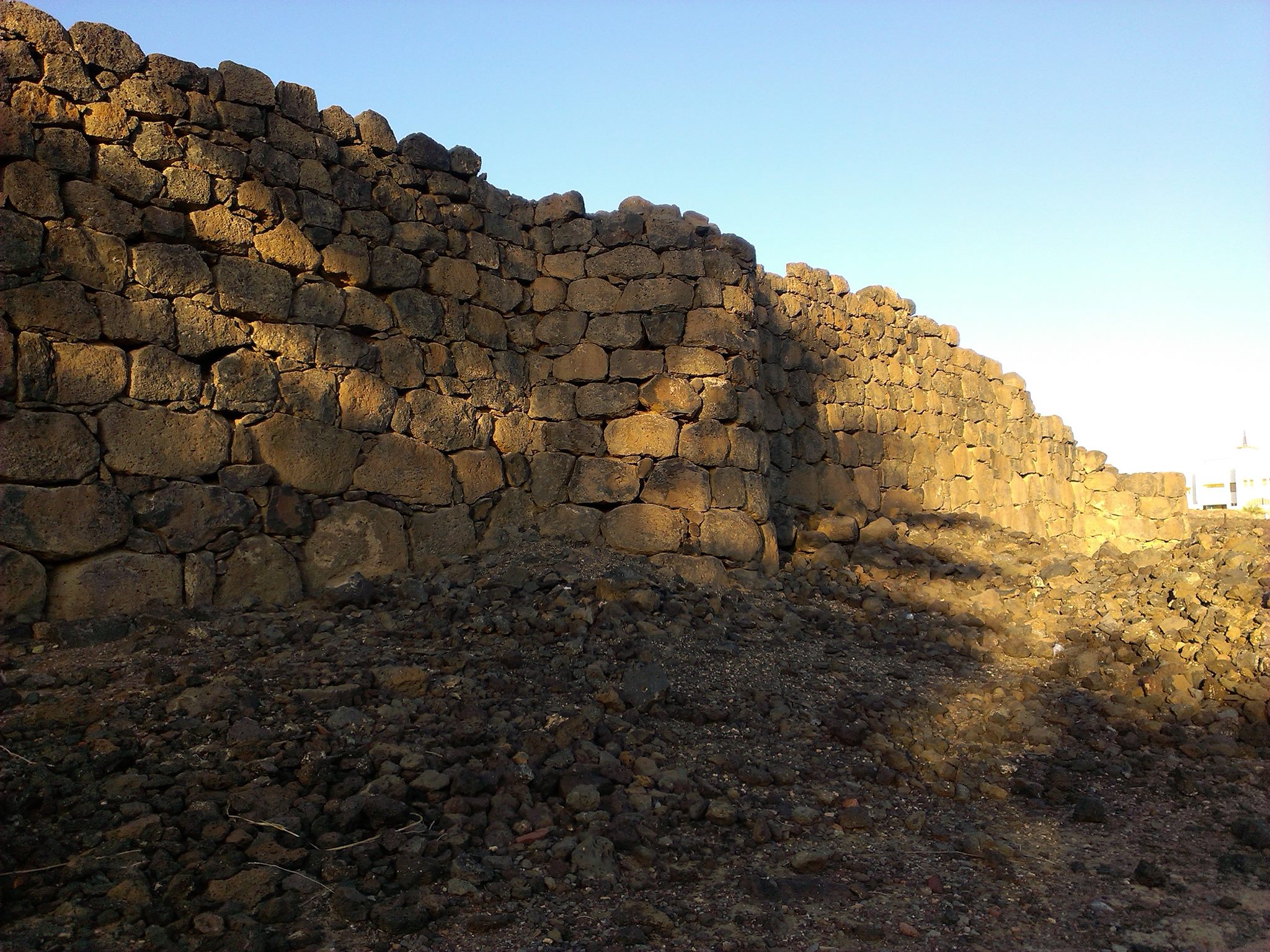 Ruins of the fortress of Ka'b ibn al-Ashraf